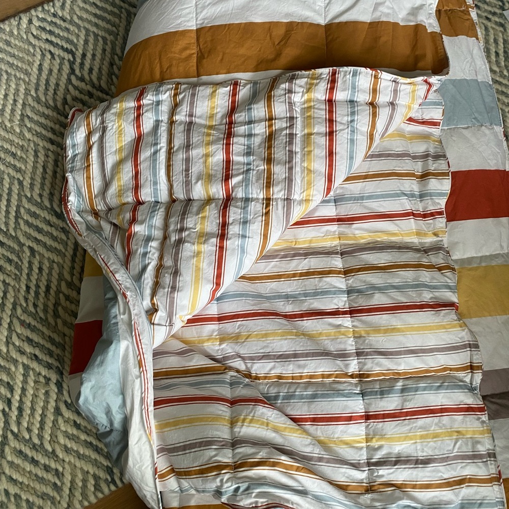 Striped Multicolor Comforter
